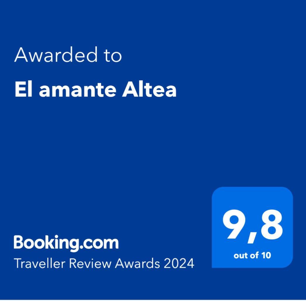Precioso Apartamento Boutique El Amante (Adults Only) Алтеа Екстер'єр фото